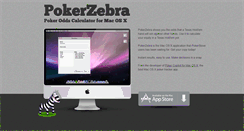 Desktop Screenshot of pokerzebra.com