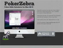 Tablet Screenshot of pokerzebra.com